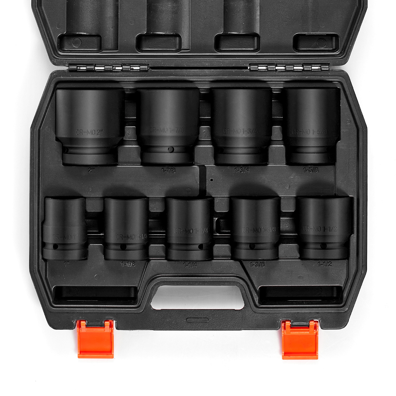 Axle Nut Impact Socket Set 1" Drive 6-Point 9PCS SAE Spindle Nut Socket_voghion.com